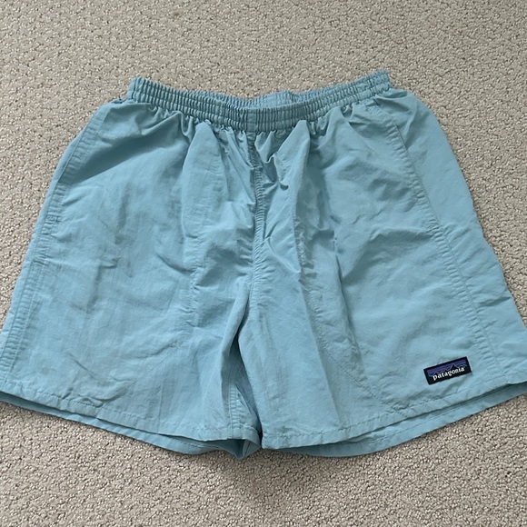Patagonia Other - Patagonia Baggies Aqua Nylon Shorts